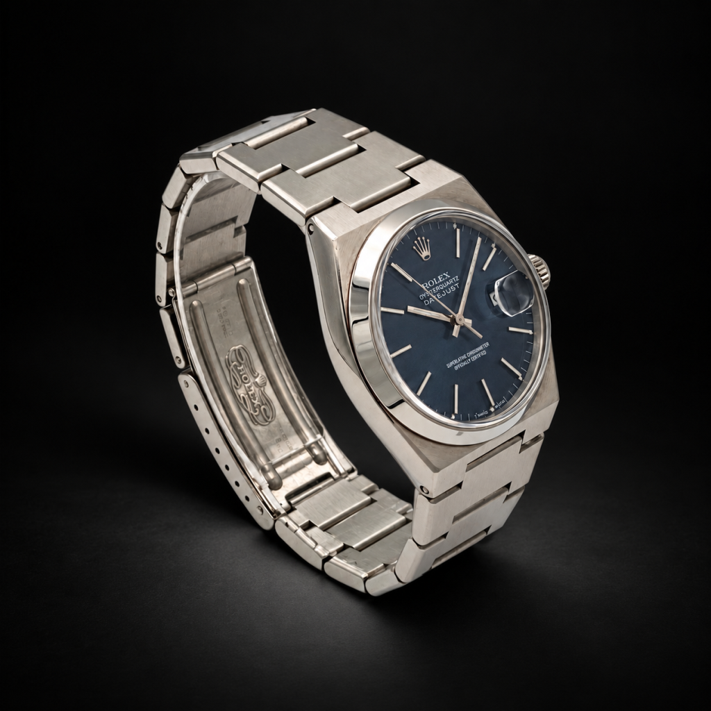 Oysterquartz Datejust Blue Dial  Full Set  Tritium  