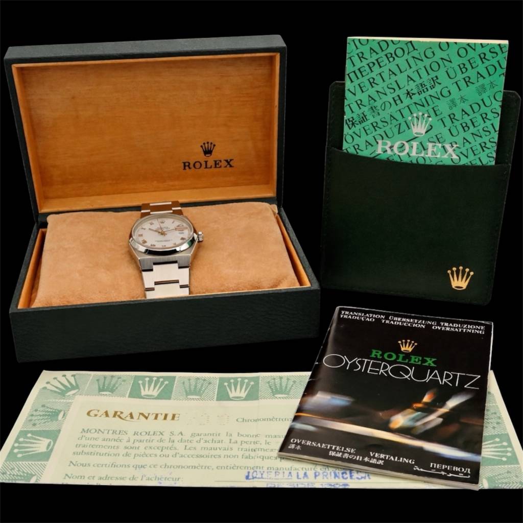 Oysterquartz Datejust 36 Stahl Full Set