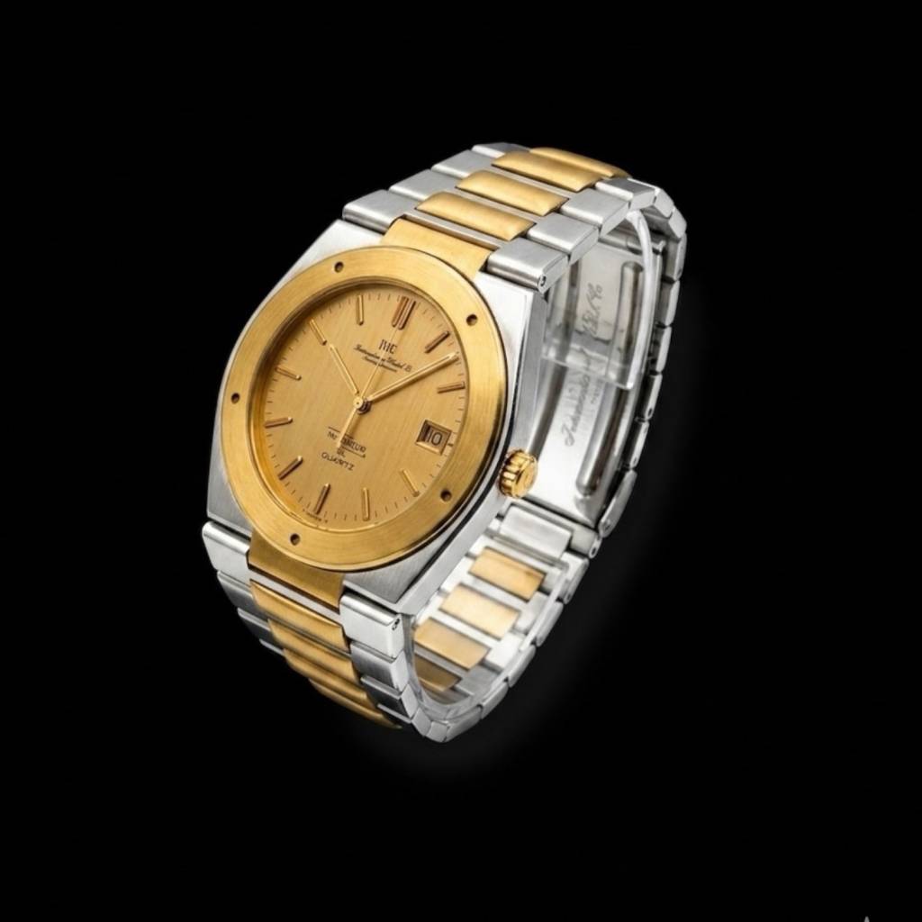 Ingenieur SL Gold/Stahl "extra thin"  Neuzustand