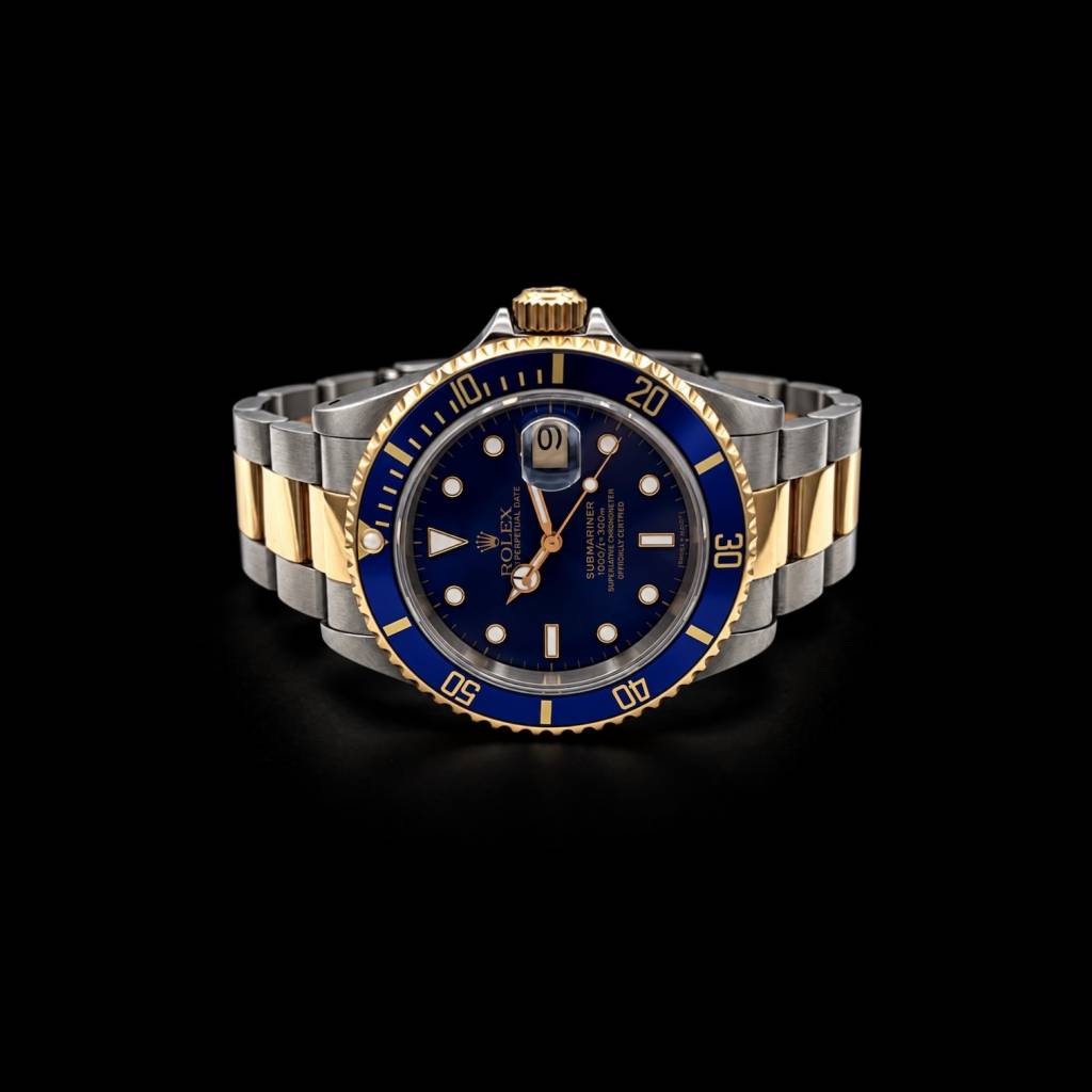 Submariner Date  Blue Dial Full Set Tritium top Zustand