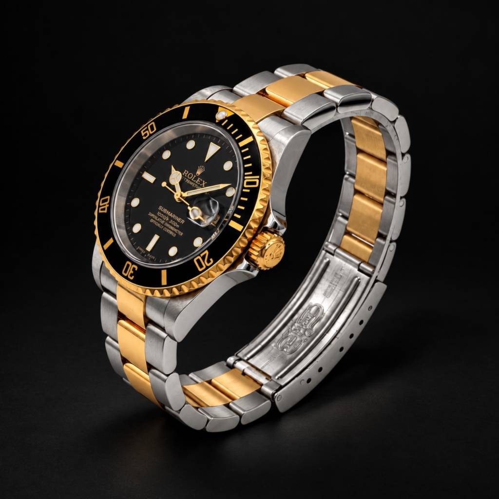Submariner Date Full Set Sticker nahezu ungetragen
