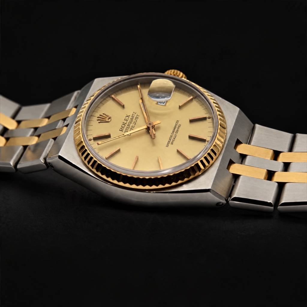 Oysterquartz Datejust Gold/Stahl Full Set