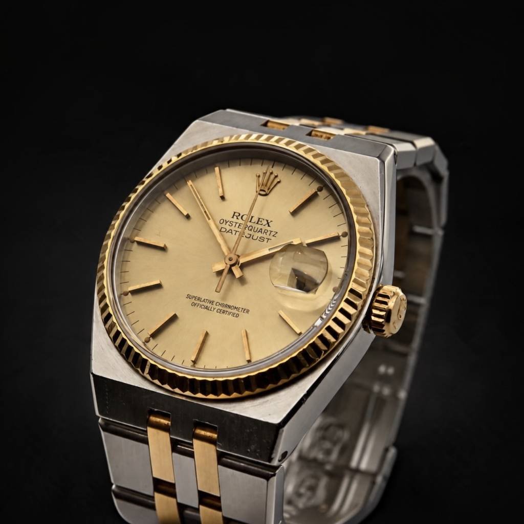 Oysterquartz Datejust Gold/Stahl Full Set