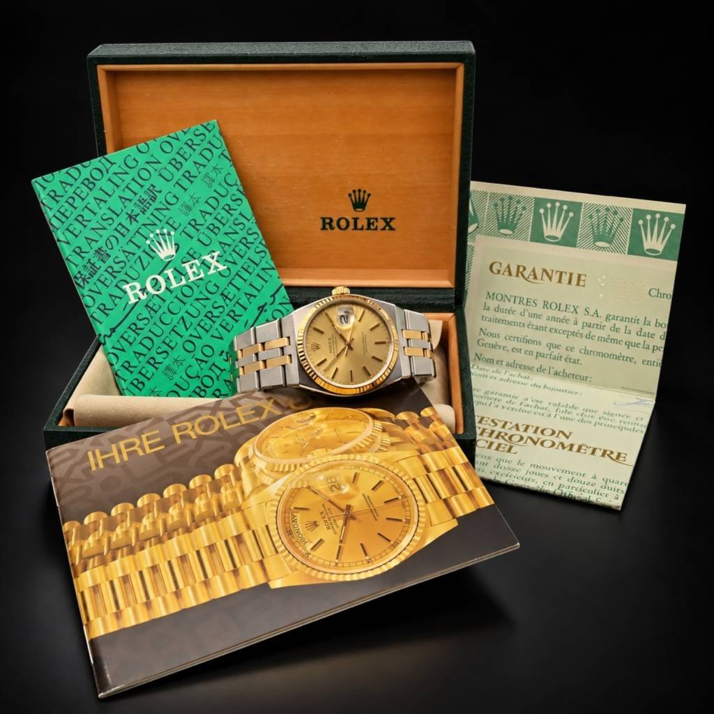 Oysterquartz Datejust Gold/Stahl Full Set