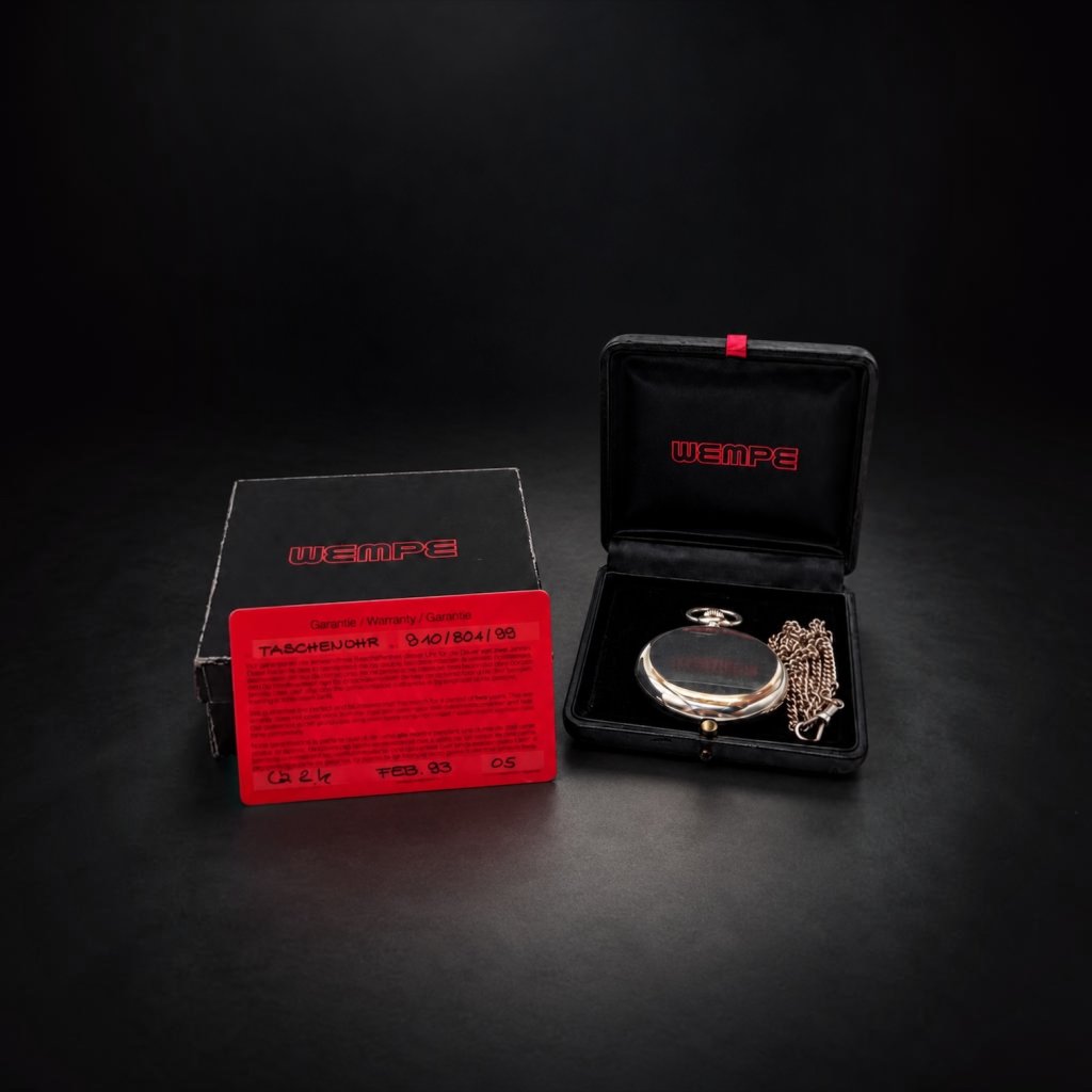 Savonette Taschenuhr - 925 Sterling - Silber - Full Set