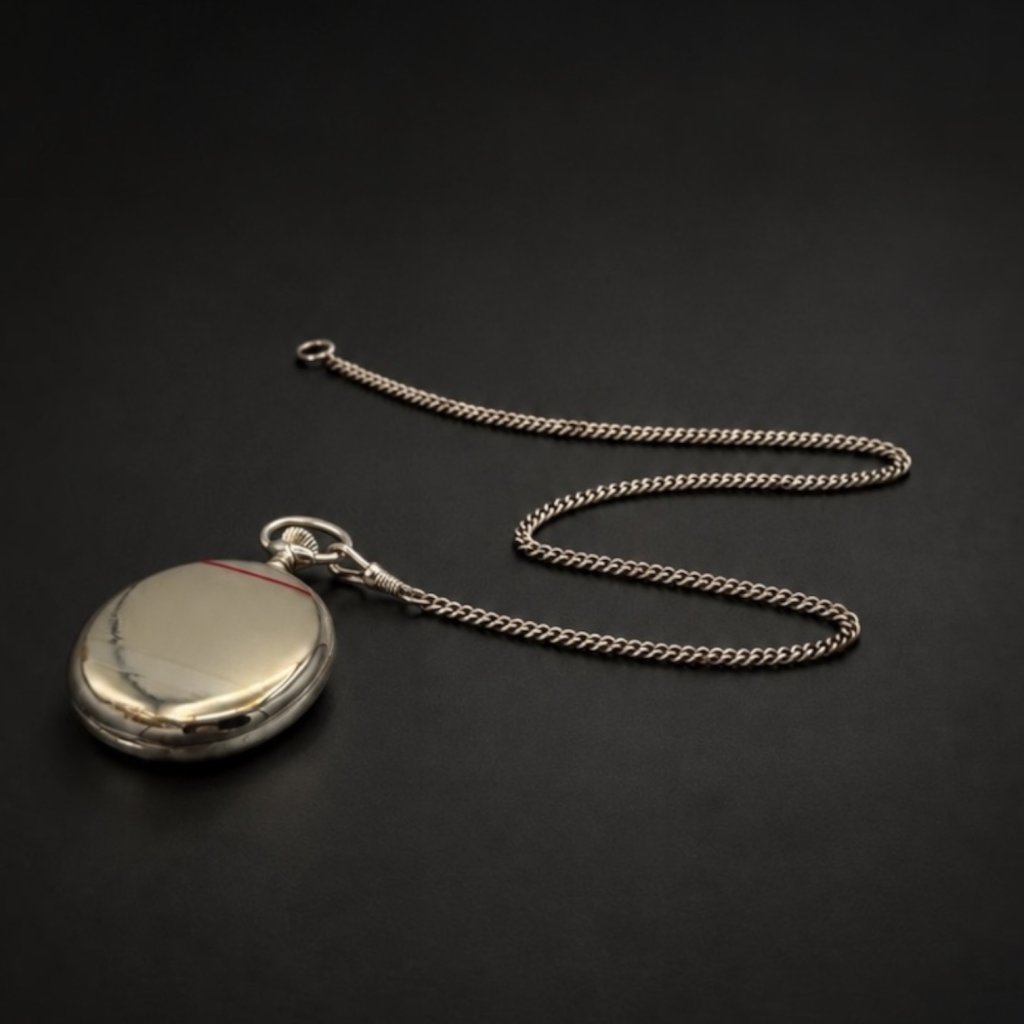 Savonette Taschenuhr - 925 Sterling - Silber - Full Set